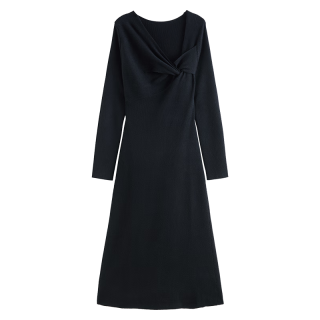 独束 女士气质修身针织连衣裙 10115161667535