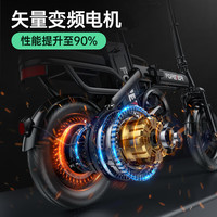 永久（FOREVER）折叠电动自行车小型代驾电动车新国标超轻助力锂电池 豪华版/液压减震/汽车动力电芯/