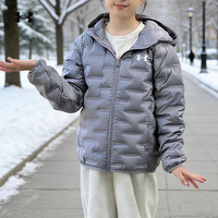 安德玛 新款连帽修身轻薄羽绒服防风秋冬短款90鸭绒运动 170 100斤