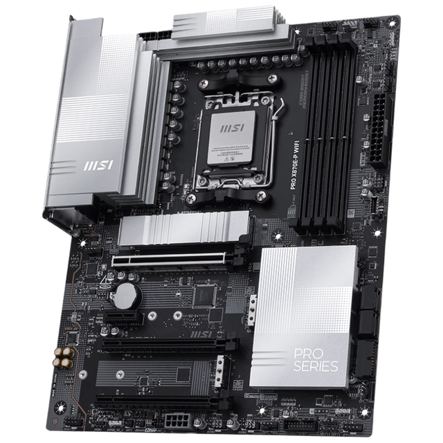 微星 PRO X870E-P WIFI主板 支持CPU 9850X3D/9950X3D/9800X3D/7800X3D(AMD X870E/socket AM5)