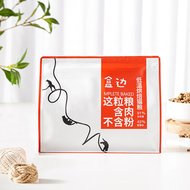 盒边 益生菌系列 鲜肉烘焙猫粮 1kg*4袋