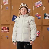 Champion 儿童三防抑菌连帽羽绒服户外休闲时尚百搭保暖