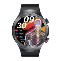 医疗级芯片高精度无创监测血糖血压尿酸血脂智能手表心率心电图24小时动态检测量仪老人理疗三高手环