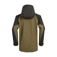 凯乐石MONT X全天候硬壳冲锋衣户外暴雨防水专业登山服外套男女款 单冲-苔石绿/岩岭灰【 MONT X】 L