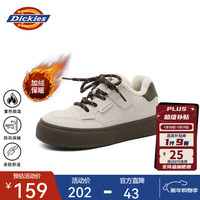 Dickies 童鞋儿童雪地靴高帮板鞋加绒休闲鞋冬季保暖棉鞋男童女童运动鞋子 美拉德棕  38 脚长23.4-23.9cm