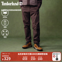 Timberland 男款束脚裤户外休闲防泼水锥形裤|A5M5J A5M5J243/巧克力棕色 S
