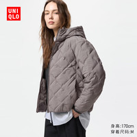 优衣库 女装 PUFFTECH空气棉服连帽外套 478571