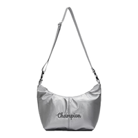 Champion冠军斜挎包 时尚便当包撞色拼接女潮牌小肩包单肩包 深灰 均码