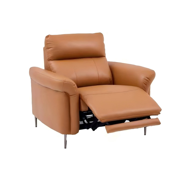 新品发售：奥洛芙森 零重力电动功能沙发  棕色 单人位 长107cm