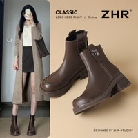 【ZHR则则29起清仓捡漏】秋冬外穿百搭靴子运动鞋售完不补 JF360A棕色 38