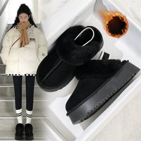 【ZHR则则29起清仓捡漏】秋冬外穿百搭靴子运动鞋售完不补 P100黑色 36