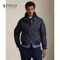 Polo Ralph Lauren 拉夫劳伦 男装 经典款绗缝提花布飞行员夹克RL100631 410-深蓝色 2XL