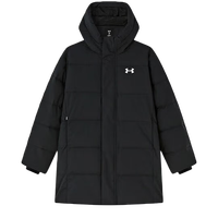 安德玛 儿童连帽中长款羽绒服 最大充绒152g！多色任选