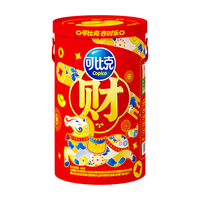 可比克抱富桶988g礼盒装休闲零食大礼包膨化轻脆食品春节年货礼盒