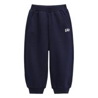 盖璞 【大小童同款】Gap男女童2025秋季款logo抓绒束脚裤卫裤805417