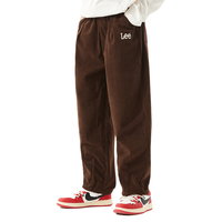 灯芯绒直筒宽松春秋装男童运动裤儿童休闲裤女童中大童长裤子跑步