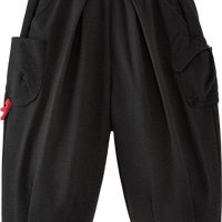 【宽松时尚儿童长裤】迷你巴拉巴拉男女童长裤宝宝艺术感卫裤