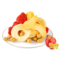 良品铺子果蔬脆混合蔬菜干水果蔬菜脆片休闲零食小吃 混合水果脆32g*1袋 -