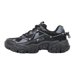 FILA 猫爪老爹鞋复古时尚运动鞋休闲鞋 黑色 37韩版230