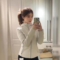 卡汐沐 女款白色修身软壳冲锋衣 2025新款春秋季外套