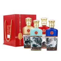 五粮浓香粮液仙林生态酒业 国鼎四大名山52度500ml礼盒装 52度 500mL 4瓶 礼盒装（必备）