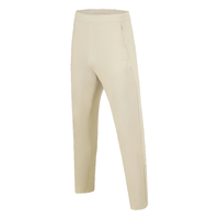 必迈 男女跑步轻弹抓绒长裤防风保暖训练运动裤通勤训练长裤 浅卡其 L 男