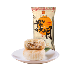 知味观 月饼 百果馅 苏式酥皮 中秋传统散装 中华杭州特产180g