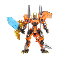 F5积木拼装霸王龙变形机甲恐龙直变儿童男孩玩具8-12岁新年