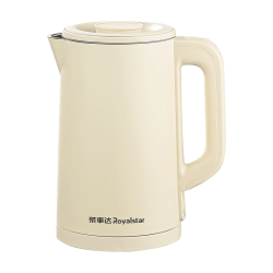 荣事达 RS-KT2110 自动断电保温 电水壶  2.1L 1500W速沸 米色系
