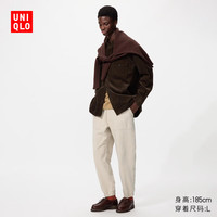 优衣库 男装女装水洗宽松休闲束脚裤/长裤/休闲裤479965 479965/30浅米色 4XL