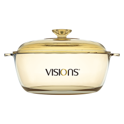 VISIONS 汤锅玻璃锅炖锅煮锅  2.1L晶莹锅