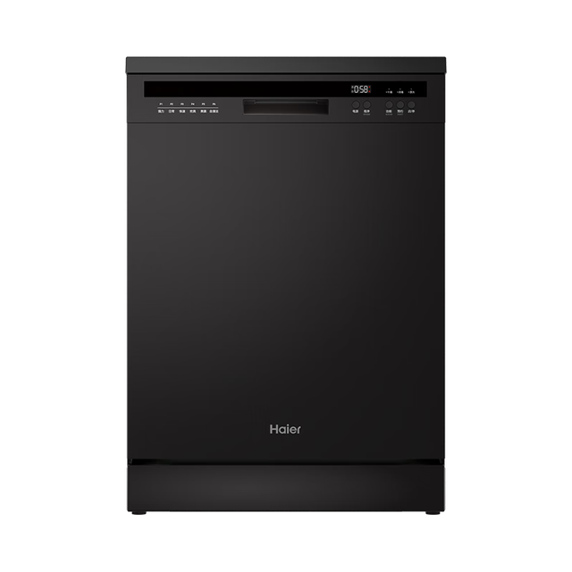 海尔 洗碗机独立式16套嵌入式 & 一级水效 & 80℃蒸汽消杀 智能开门 16套独嵌