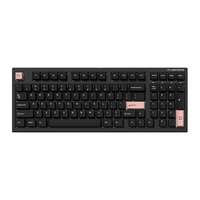 FL·ESPORTS 腹灵 FL980 V2 97键 2.4G蓝牙 多模无线机械键盘 黑OV 牛油果轴 RGB