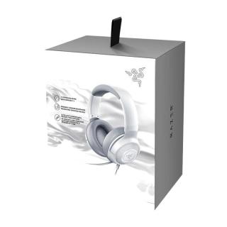 RAZER 雷蛇 北海巨妖标准版X 水银款 耳罩式头戴式有线耳机 银色 3.5mm