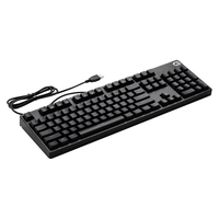 戴尔（DELL）戴记严选 有线机械键盘 电竞游戏吃鸡游匣电脑键盘 RGB背光 全键无冲 多媒体 KB5223D 104键 黑色 红轴