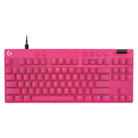 logitech/罗技 磁轴 机械键盘 粉色 RGB