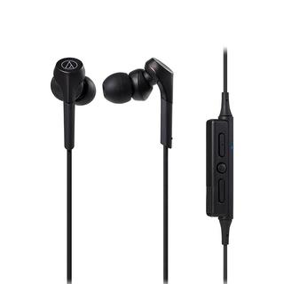 audio-technica 铁三角 ATH-CKS550XBT 入耳式颈挂式蓝牙耳机 黑色