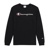 清仓】CHAMPION冠军男女圆领长袖T恤字母Logo款打底衫