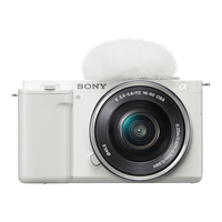 SONY/索尼 4K视频 微单数码相机套装+16-50mm镜头+64G卡+电池滤镜 单头套机 16-50mm 白色