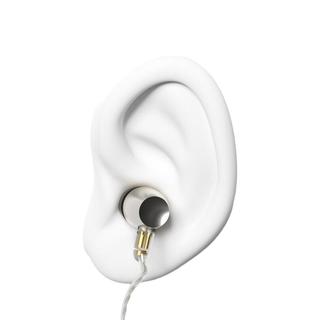 海贝音乐 Beans 入耳式动圈有线耳机 银色 3.5mm