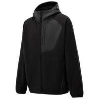 限尺码：KOLON SPORT 抓绒衣 男子户外秋冬保暖轻便宽松连帽外套