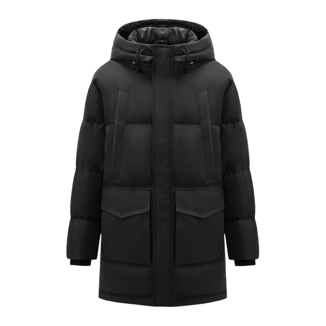 今日必买：雪中飞 秋冬大口袋运动中长款男士羽绒服防风保暖时尚男外套 7101卡其色 XL 180/96A