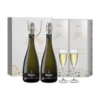 菲特瓦 意大利进口莫斯卡托起泡酒甜白葡萄酒配香槟杯