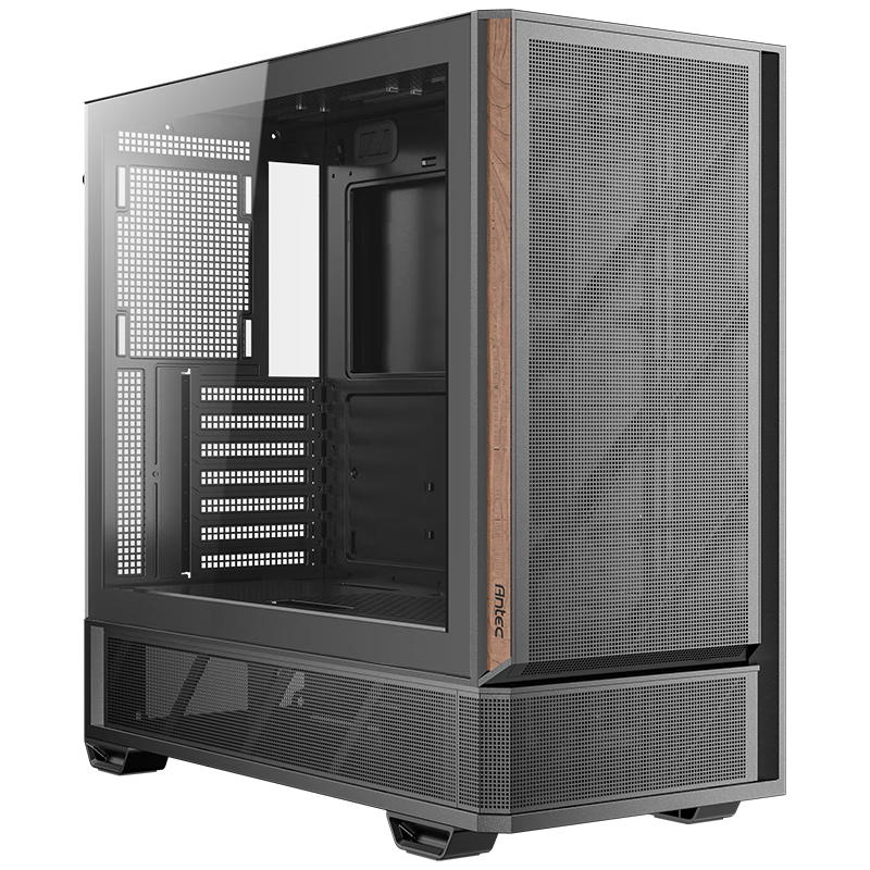  Antec/安钛克 强劲散热 中塔电脑机箱 玻璃侧板 木质面板  P30基础版中塔机箱