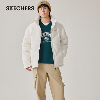 斯凯奇（Skechers）冬季款男女同款机能风上衣防泼水短款保暖羽绒服外套L425U017