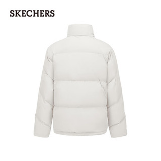 斯凯奇（Skechers）冬季款男女同款机能风上衣防泼水短款保暖羽绒服外套L425U017