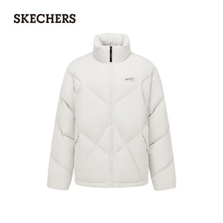 斯凯奇（Skechers）冬季款男女同款机能风上衣防泼水短款保暖羽绒服外套L425U017
