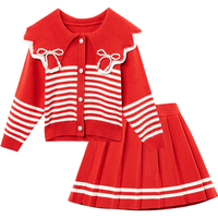 Deesha/笛莎 女童拜年服针织两件套