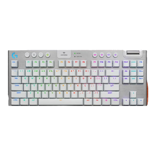 罗技 G915 X TKL 矮轴机械键盘 白色 茶轴