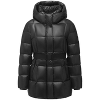 坦博尔 【能量者5.0】鹅绒中长款羽绒服女加厚收腰显瘦显高小个子外套